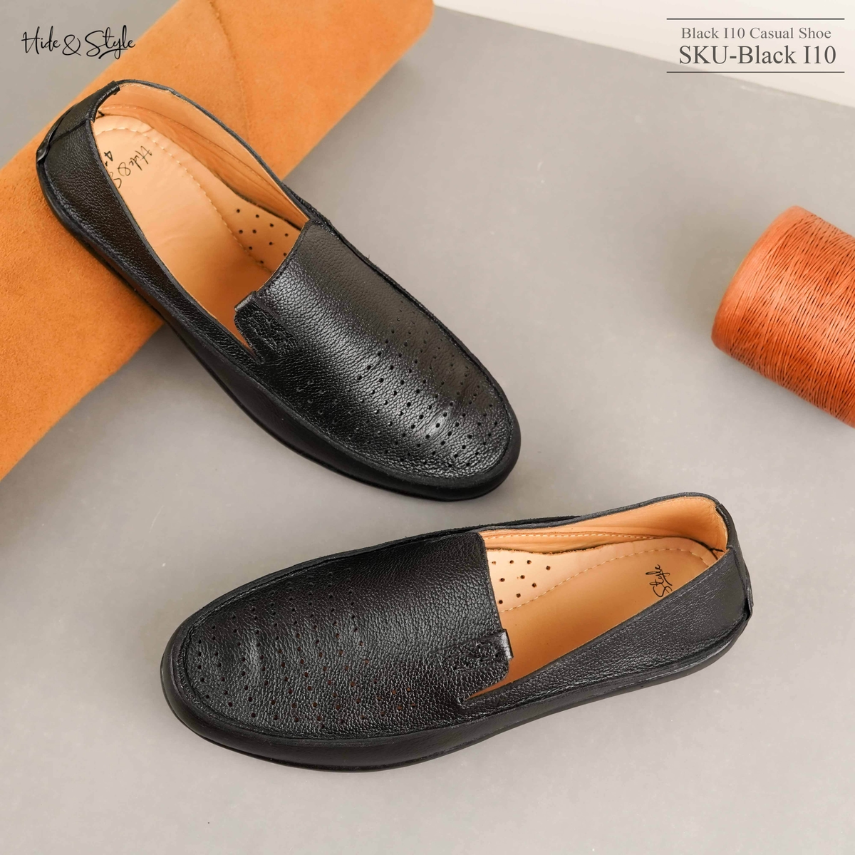 Classic Black Comfort Slip-On Loafer