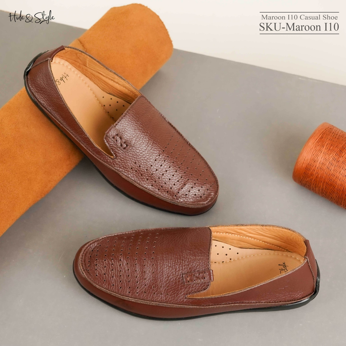 Classic Maroon Comfort Slip-On Loafer